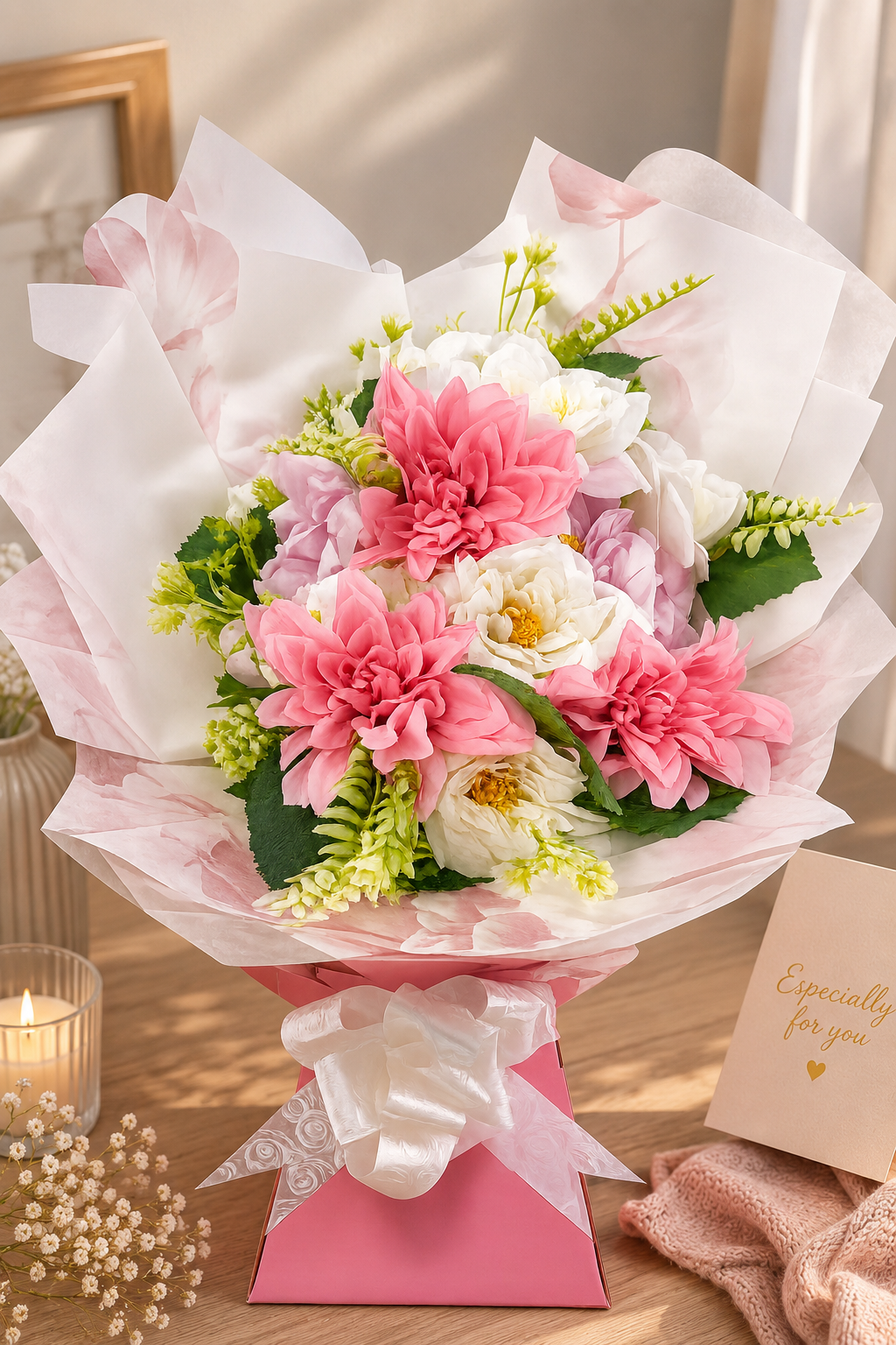 Handcrafted Mother's Day bouquet
